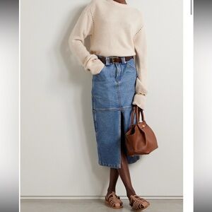 A.L.C. Women's Denim Midi Skirt